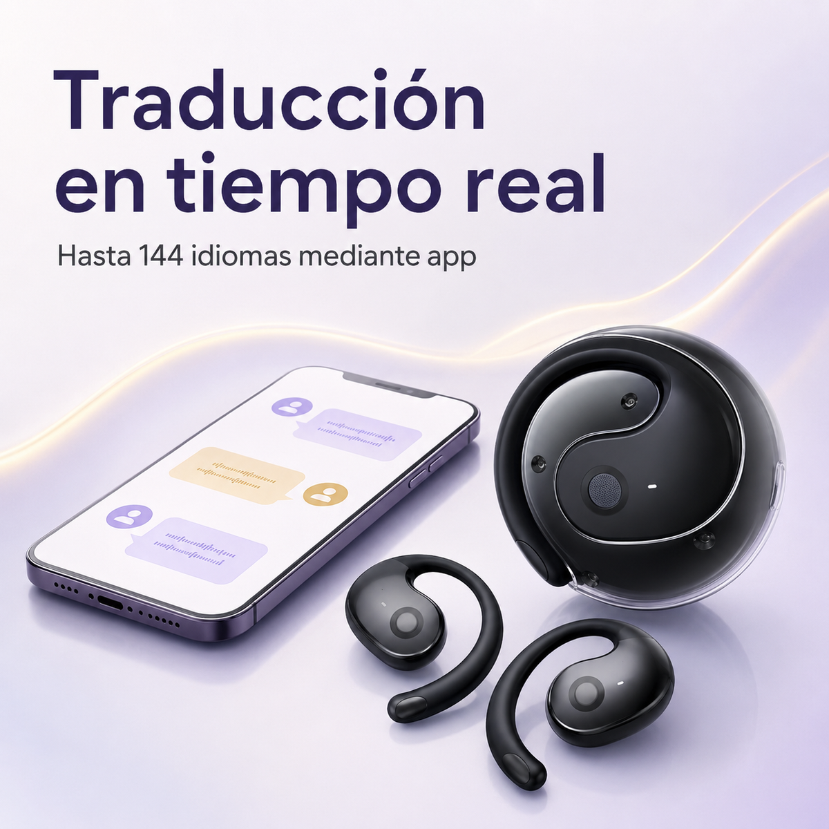 AUDIFONOS CON TRADUCTOR OWS T2