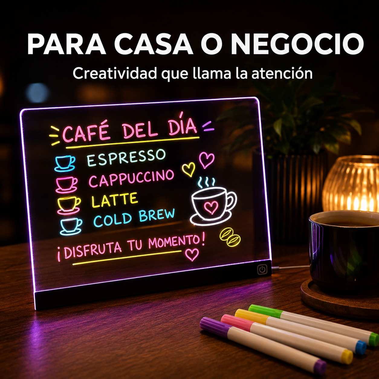 PIZARRA MÁGICA LED
