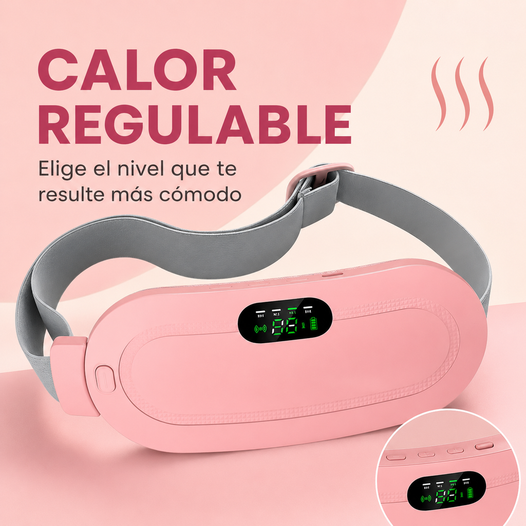 CINTURÓN TÉRMICO PARA CÓLICOS RECARGABLE