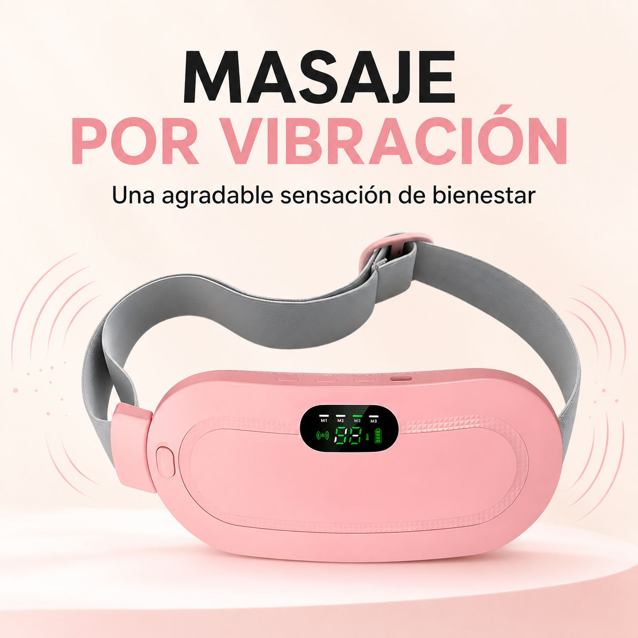CINTURÓN TÉRMICO PARA CÓLICOS RECARGABLE