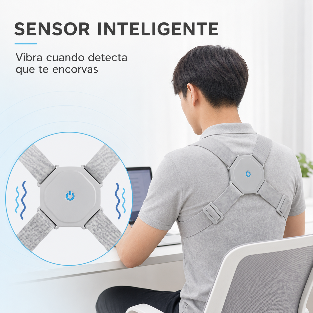 CORRECTOR DE POSTURA INTELIGENTE CON SENSOR
