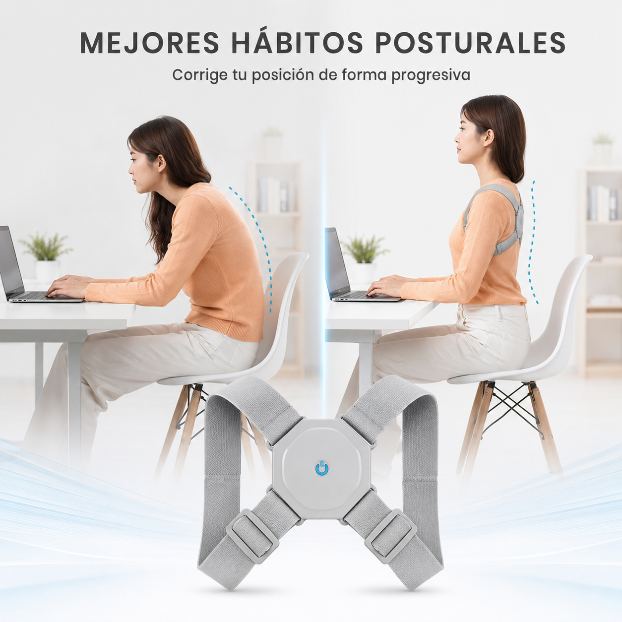 CORRECTOR DE POSTURA INTELIGENTE CON SENSOR