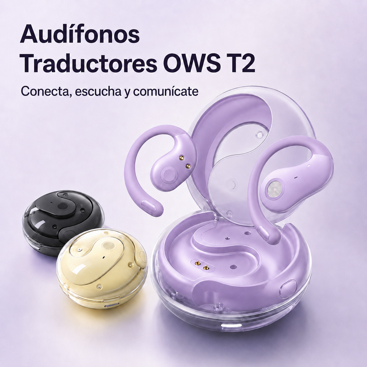 AUDIFONOS CON TRADUCTOR OWS T2