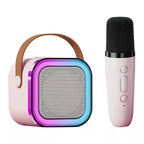 Parlante Karaoke Portatil Con Microfono Bluetooth