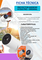 PROYECTOR ANDROID HY300 PRO - ORIGINAL