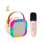 Parlante Karaoke Portatil Con Microfono Bluetooth